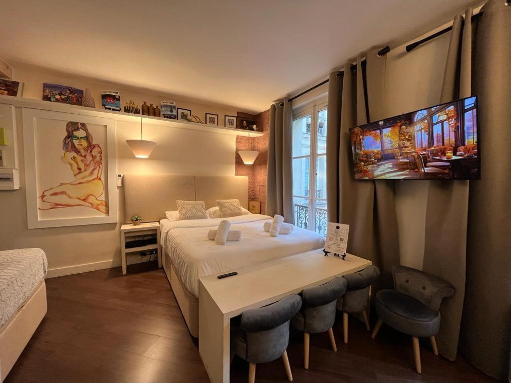 Studio Pompidou - Rue Des Temples 3 Places Apartment ปารีส ภายนอก รูปภาพ